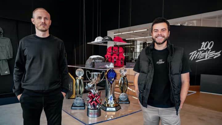 John Robinson, 100 Thieves president and COO, and Nadeshot, founder and CEO.