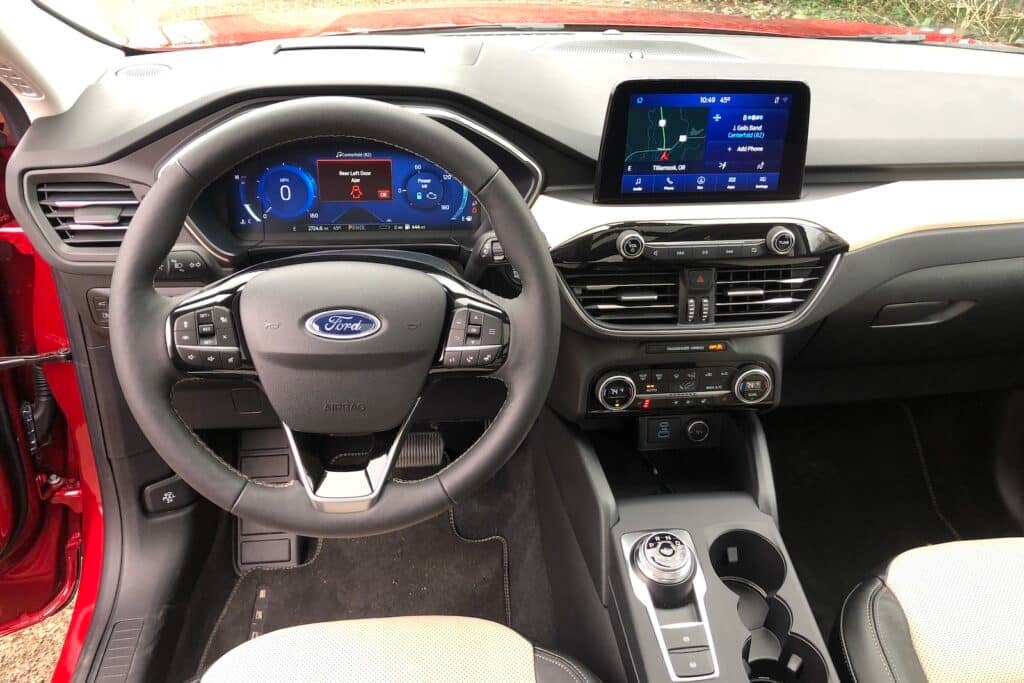 2022 Ford Escape PHEV interior