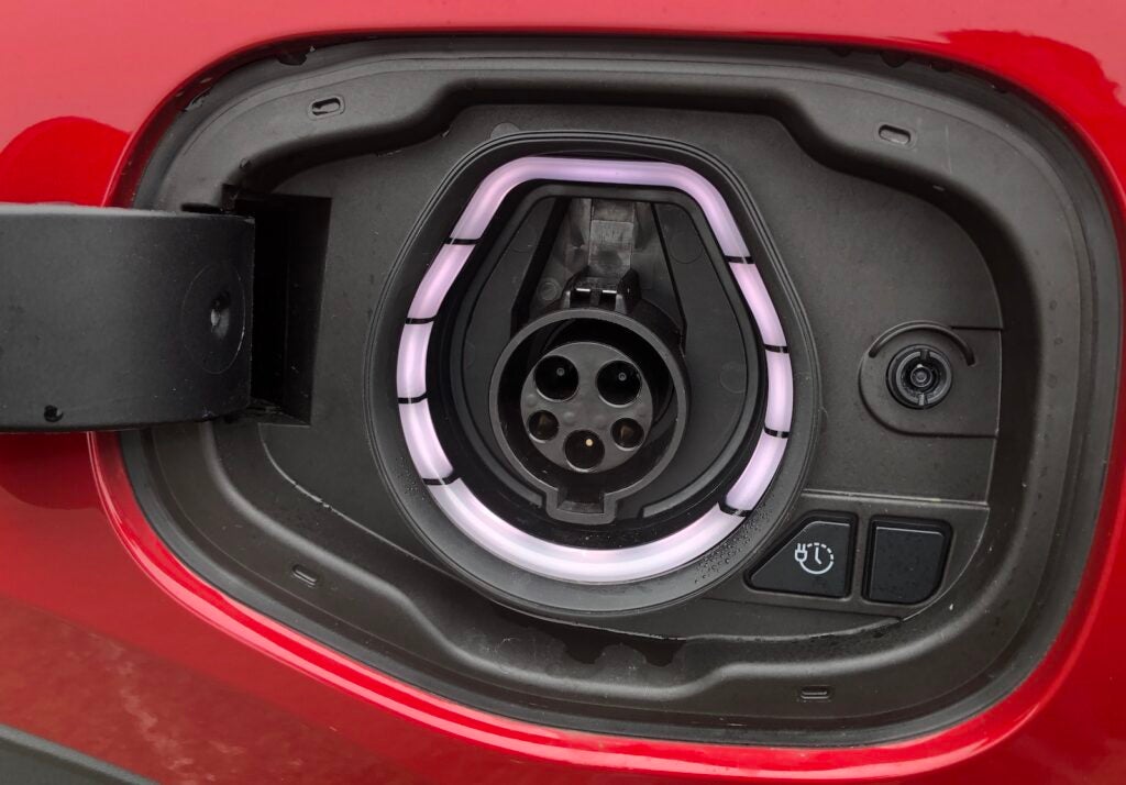 2022 Ford Escape PHEV charge port