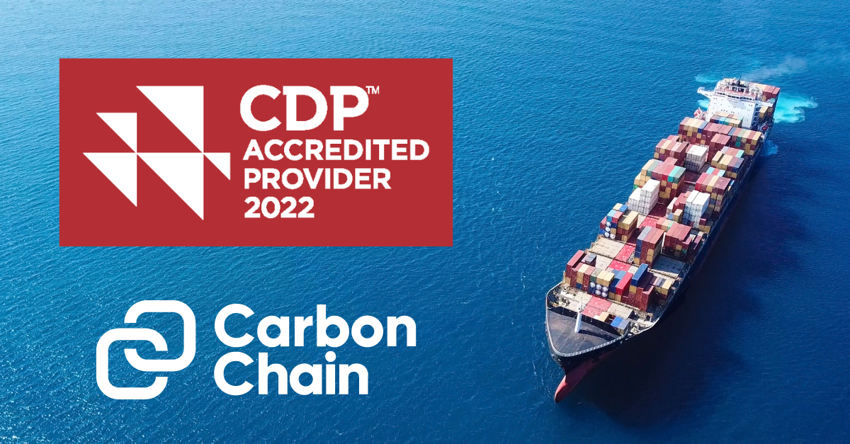 CarbonChain accredited as a CDP solutions provider