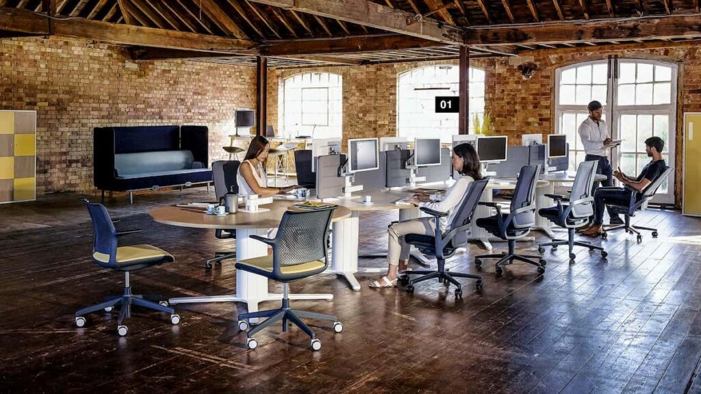 Industrial office chairs