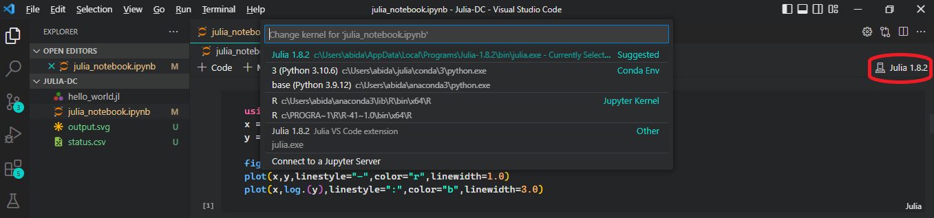 Cómo configurar Julia en Jupyter Notebook