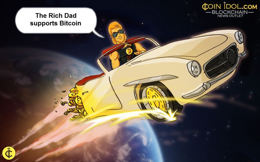 The Rich Dad supports Bitcoin