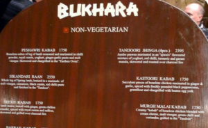 Thực đơn Bukhara