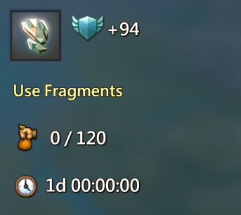 Utilice Fragments Quest
