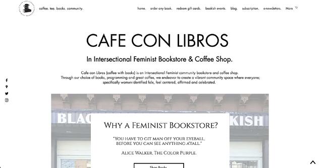 Beispiel einer Firmenbeschreibung: cafe con libros