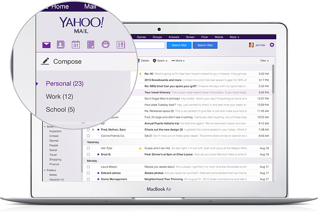 Akun Email Gratis Terbaik: Yahoo Mail