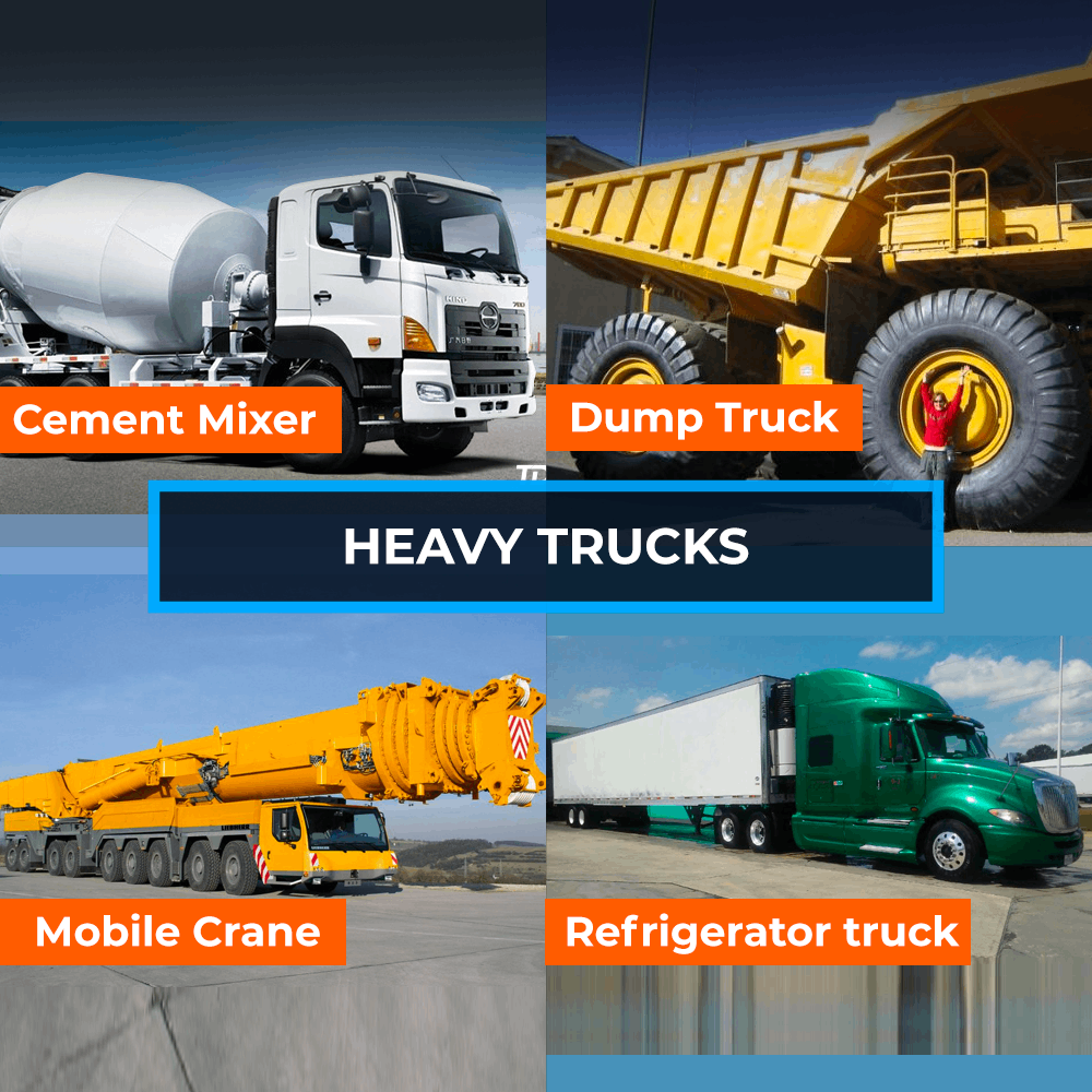 Heavy Trucks Used in Logistics Industry