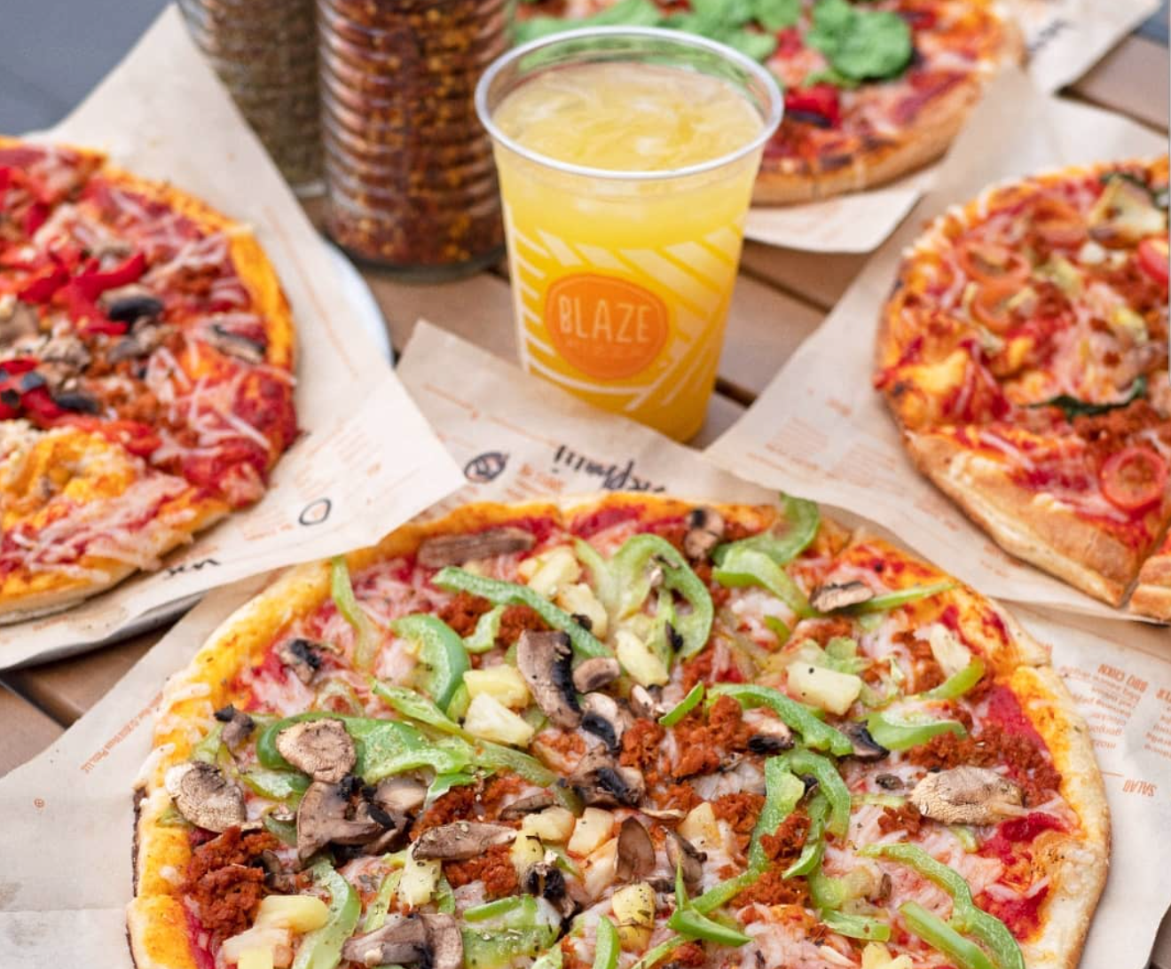 Delicious pizza you can enjoy with a Blaze Pizza fundraiser.