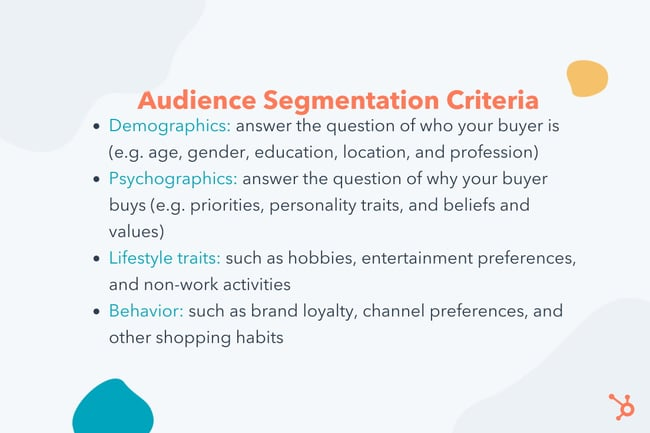 componentes de la estrategia de marketing: segmentación de la audiencia, focalización y posicionamiento