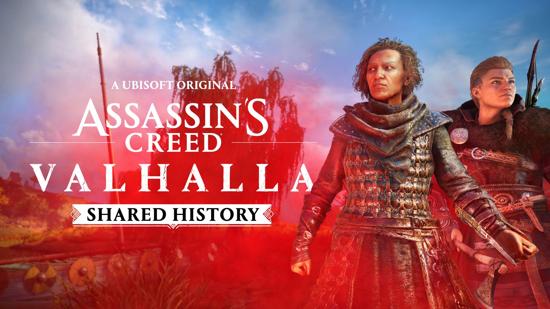 Assassin's Creed Valhalla Shared History Quest key art.