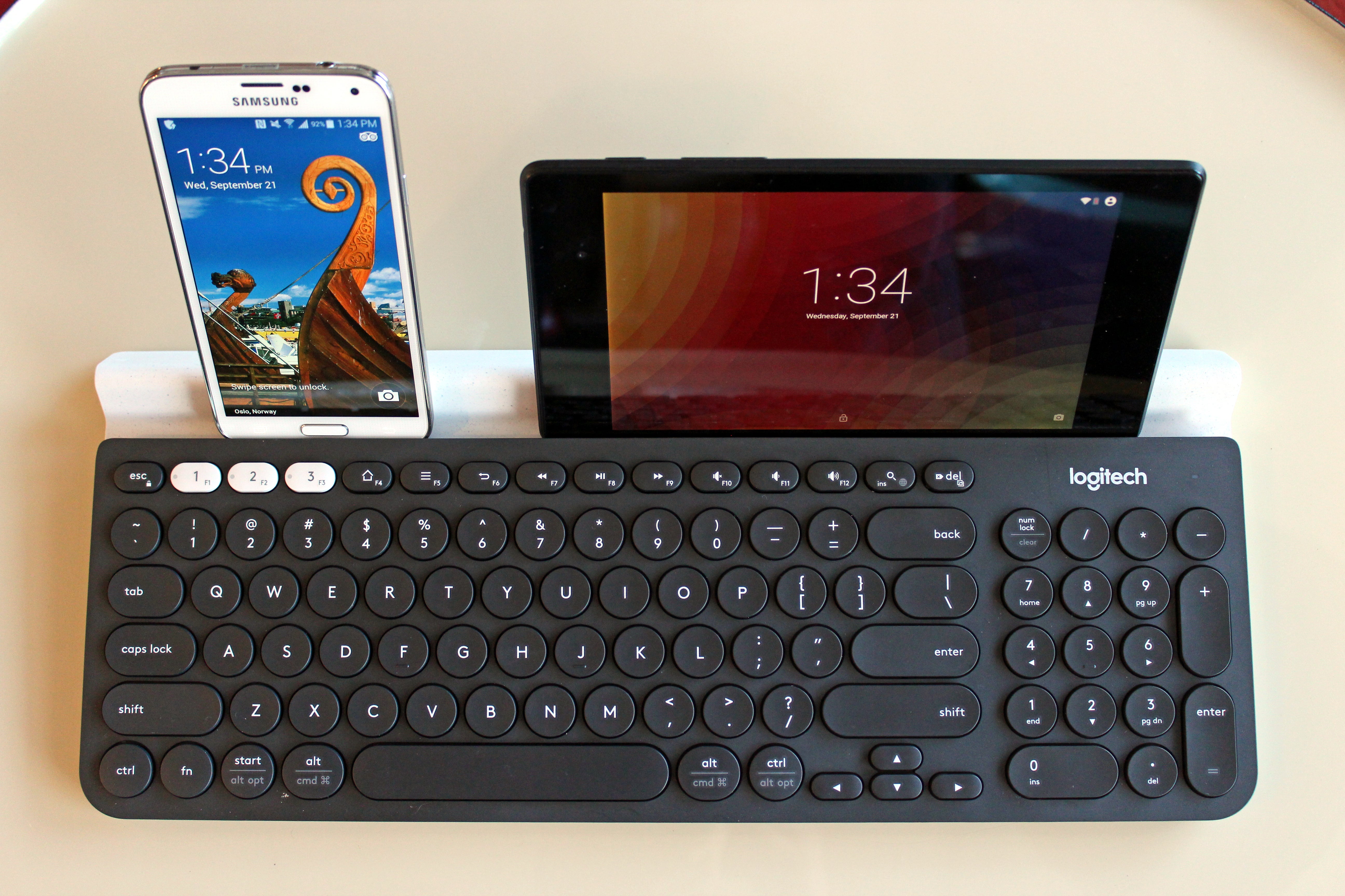 K780 Multi-Device Wireless Keyboard - Best full-size multi-device option