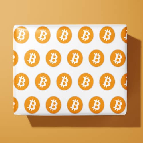 Bitcoin-Geschenkpapier