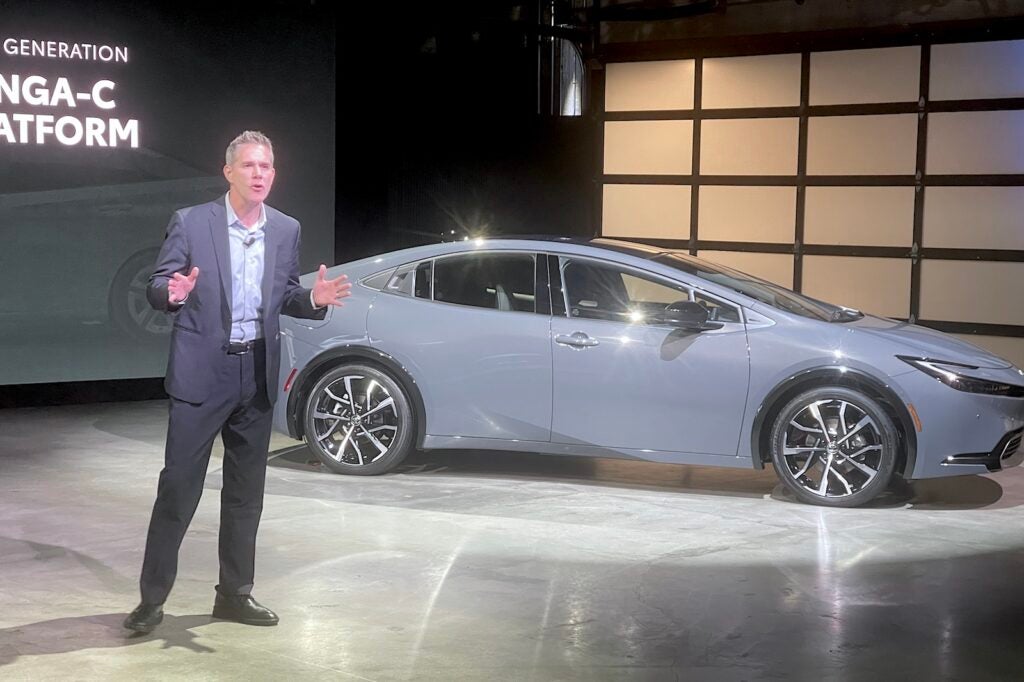 Christ intros 2023 Prius Prime at LA Auto Show