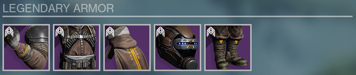 Xûr's Legendary Armor for Hunters this week.