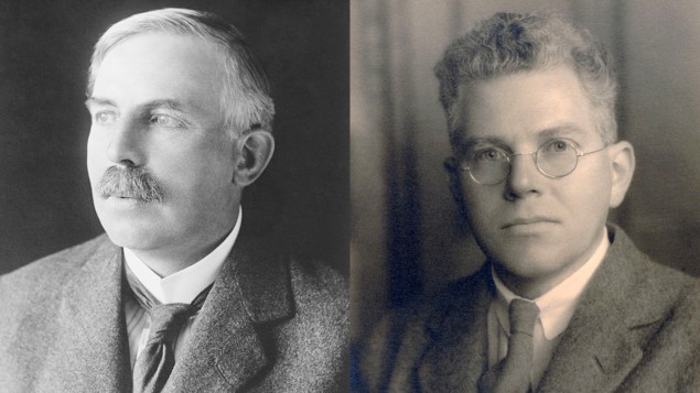 Ernest Rutherford and Mark Oliphant