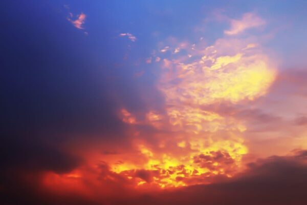 Ozone Depletion | Image of Orange Sky and Atmosphere