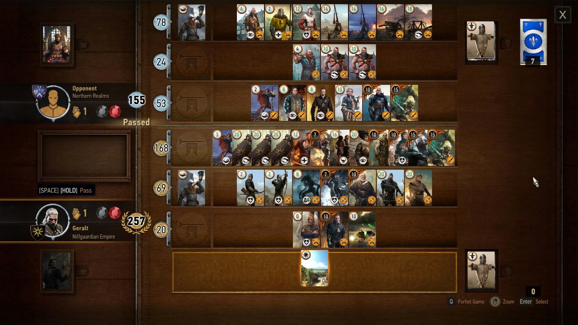 gwent card game the Witcher 3