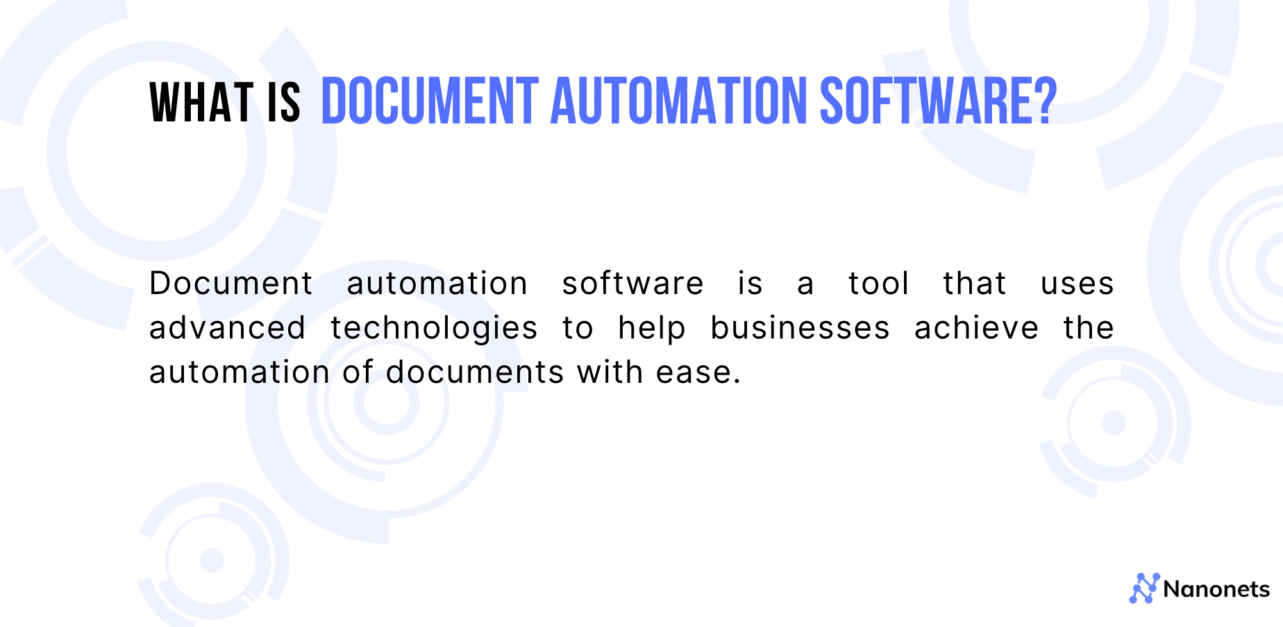Definitie van documentautomatisering