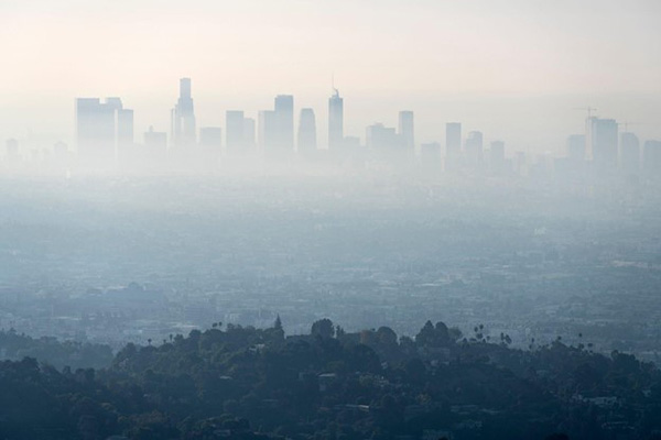 Air Pollution Worsen Climate City View of Smog