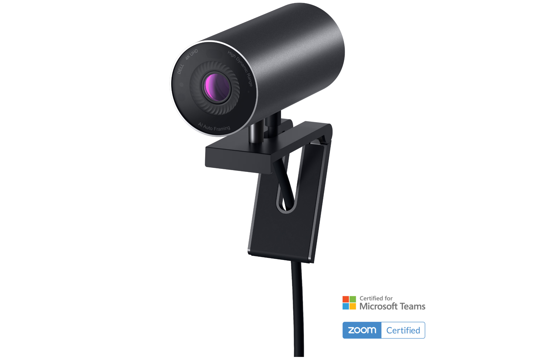 Dell UltraSharp 4K Webcam (WB7022) - 最高の 4K Windows Hello Webcam