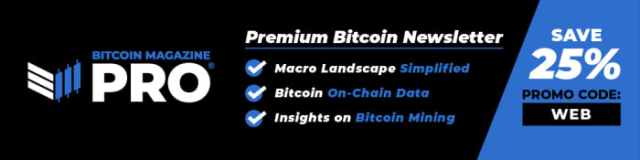 Bitcoin Magazine Pro Banner