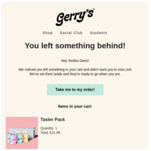 gerry-abandon-cart-e-mail