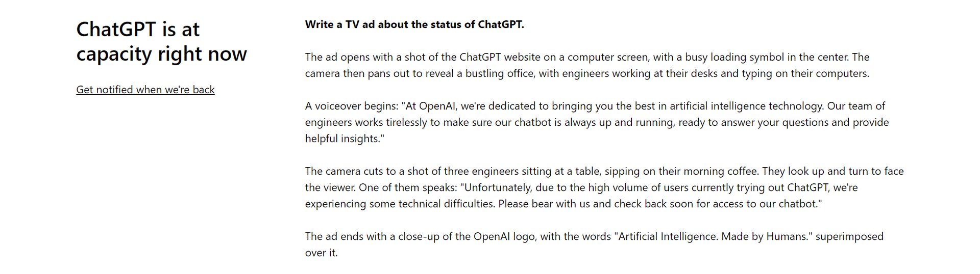 How to fix the ChatGPT is at capacity right now error message? We gathered 12 solutions for it, or you can try a ChatGPT alternative we listed.