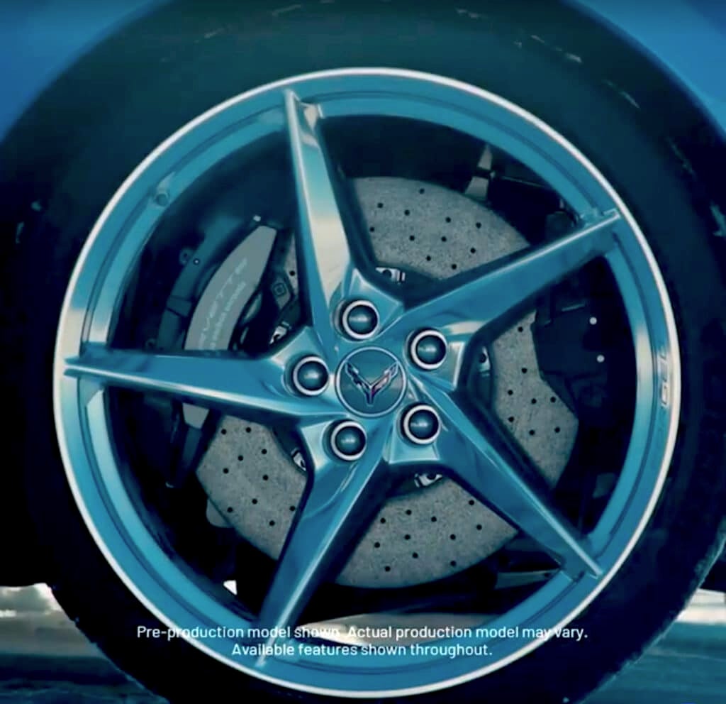Corvette E-Ray wheel from teaser 1-11-23