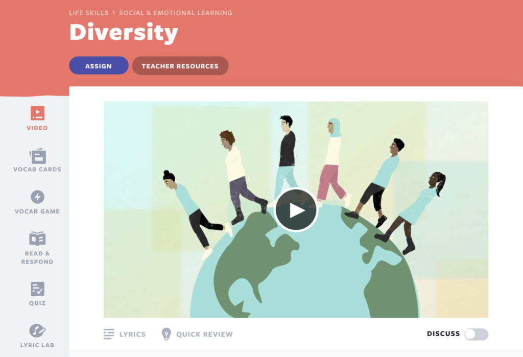 Diversity Flocabulary video