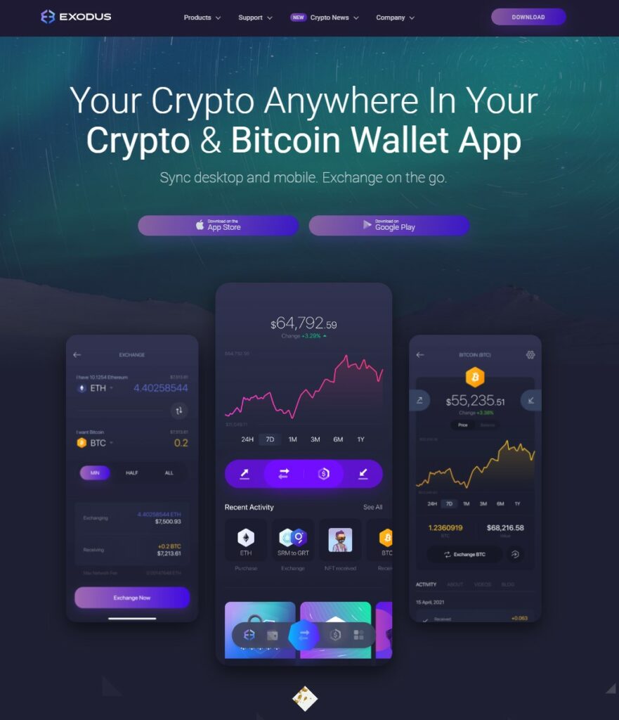 Mobile Krypto-Wallet