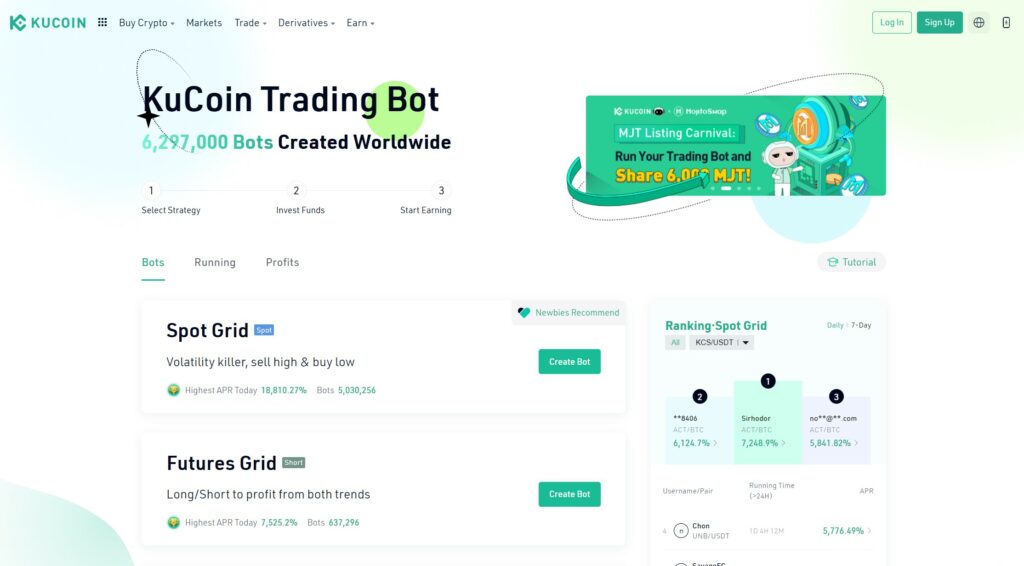 KuCoin-Trading-Bots