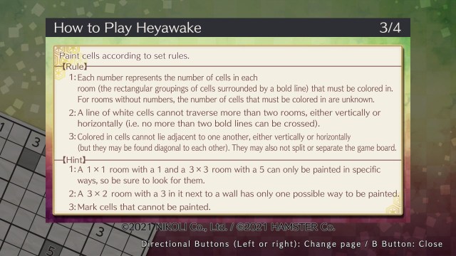 puzzle by nikoli w heyawake review 3