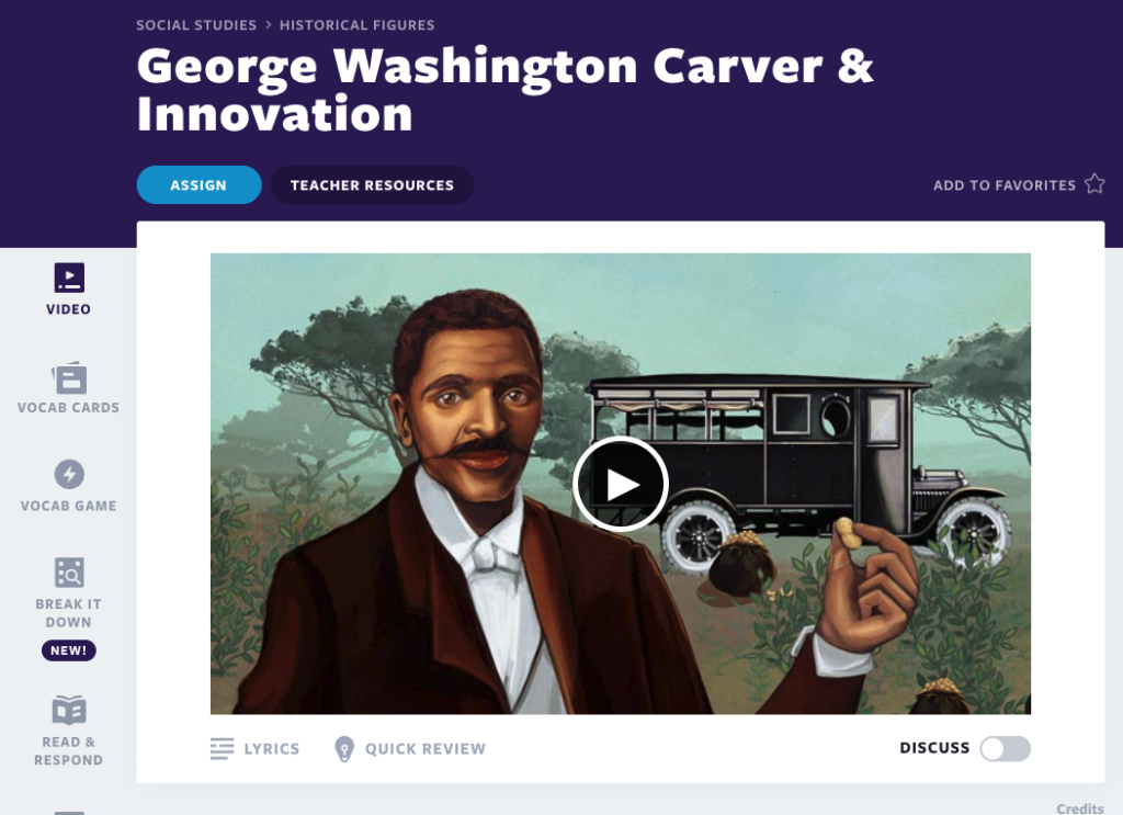 George Washington Carver 및 혁신 비디오