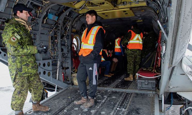 Air Force Visits Canadore Colleg