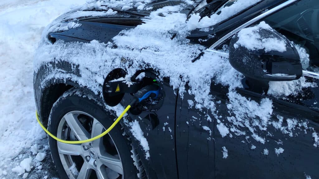 EV charging in winter