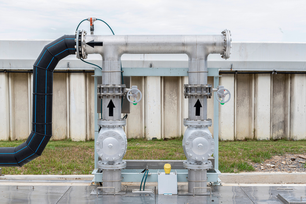 large pumping wells for industrial plants