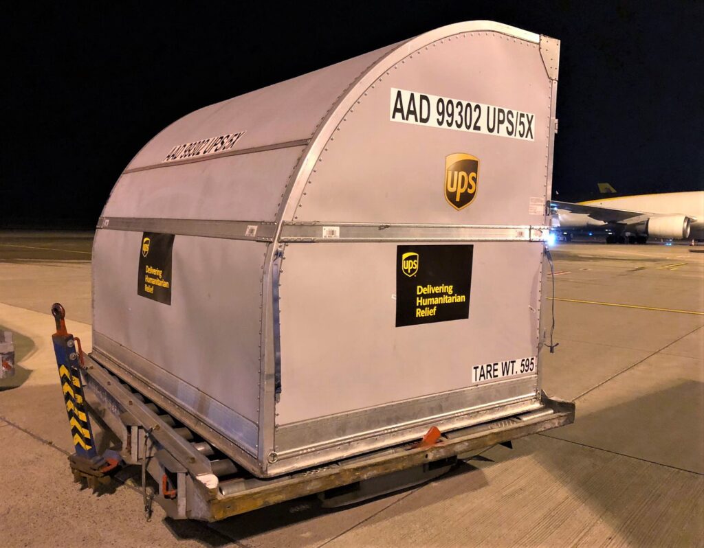 Entreprise logistiqueAirbridge pour l'aide humanitaire en Turquie