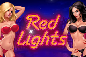 Logotipo de luces rojas