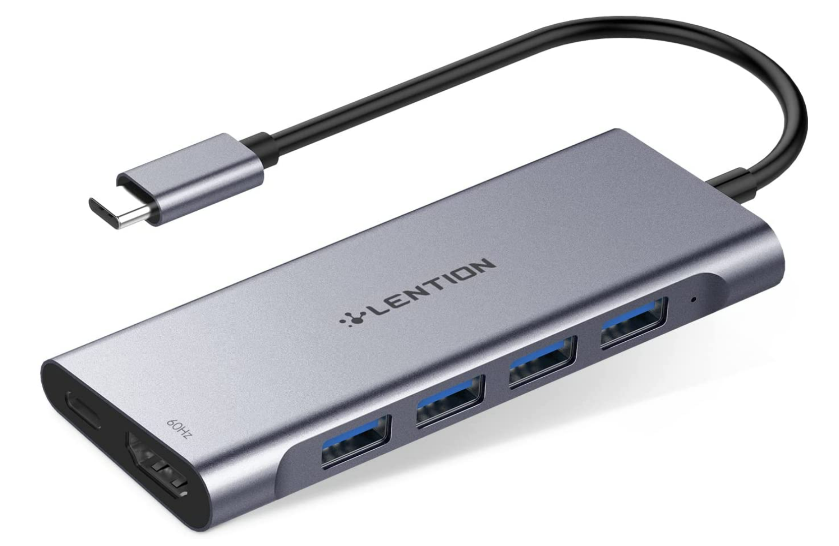 4K Çıkışlı Lention USB-C Hub (CB-C35sH) - 4K/60 çıkışlı en uygun fiyatlı USB-C hub