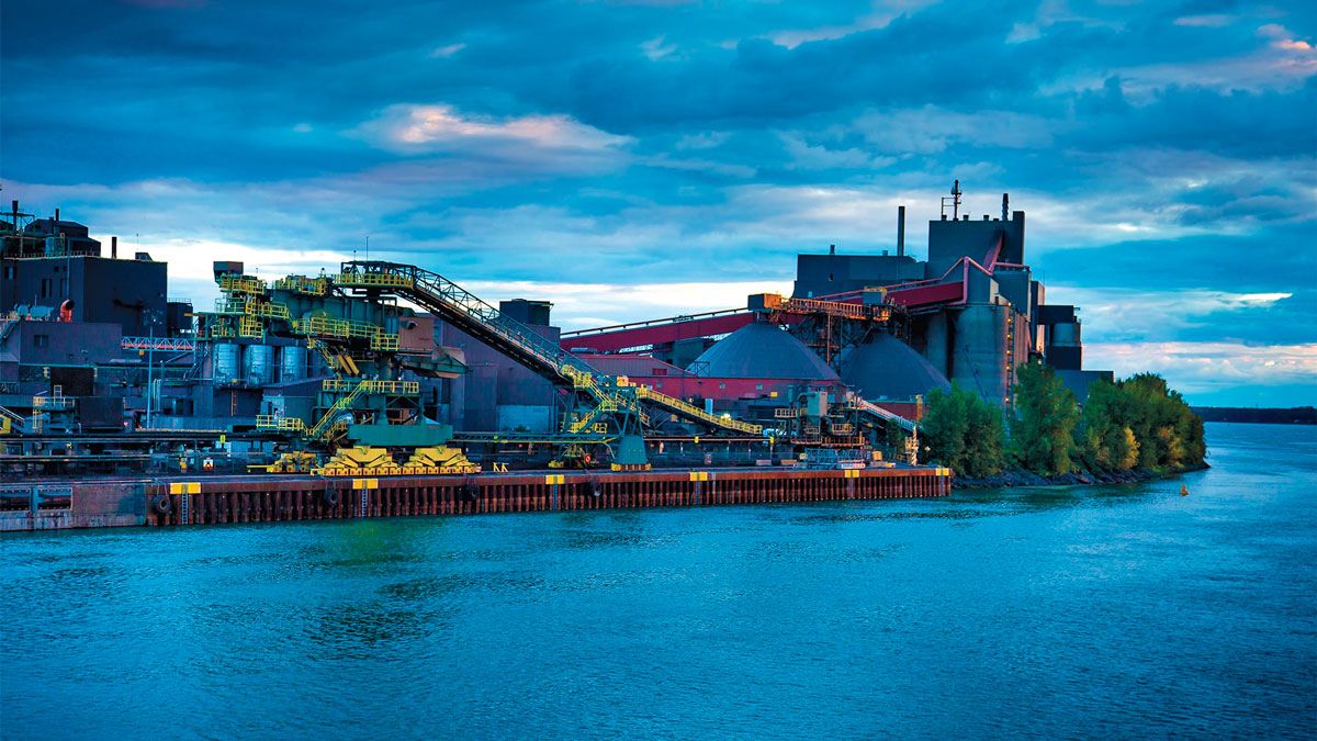 ニューファンドランドにあるリオ・ティントの鉄鉱山。