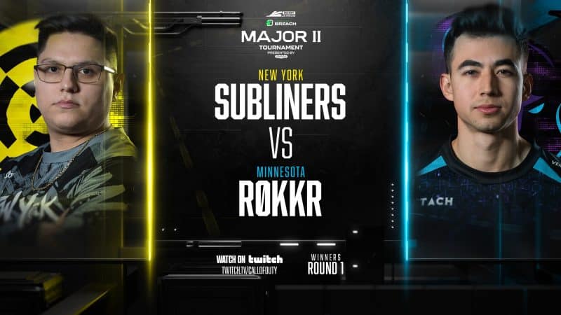 The New York Subliners and the Minnesota Rokkr opened the first match of Major 2 in the CDL 2023