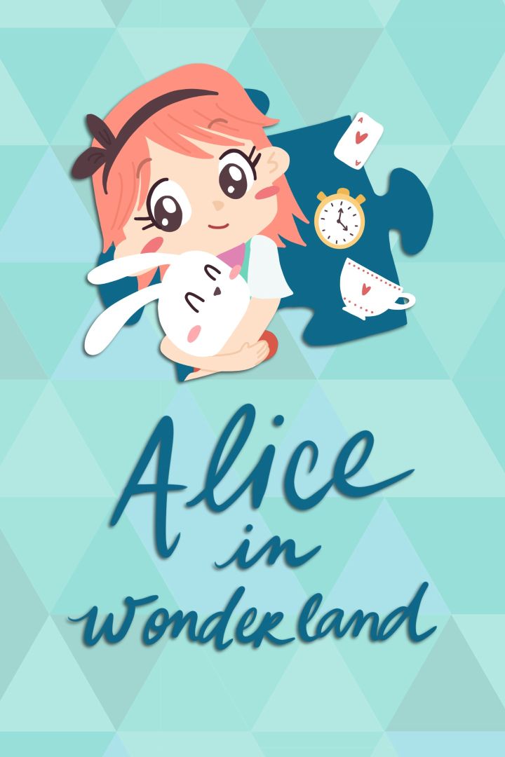 이상한 나라의 앨리스 - 직소 퍼즐 이야기 박스 아트