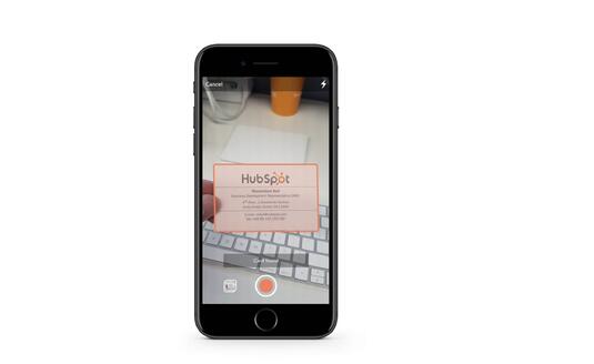 HubSpot 앱에서 사용할 수 있는 Hubspot의 명함 스캐너 스크린샷 인공 지능이란 무엇입니까?