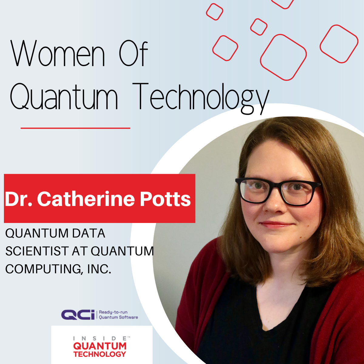 Tiến sĩ Catherine Potts của Quantum Computing Inc. nói về việc chuyển đổi sang ngành công nghiệp lượng tử và các cách để làm cho lĩnh vực này trở nên đa dạng hơn.