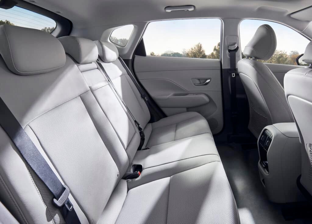 2024 Hyundai Kona electric rear seat REL