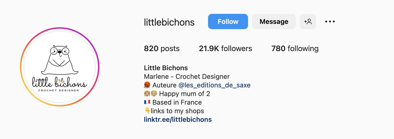 Creative Instagram bio ideas for Etsy shops, little bichons