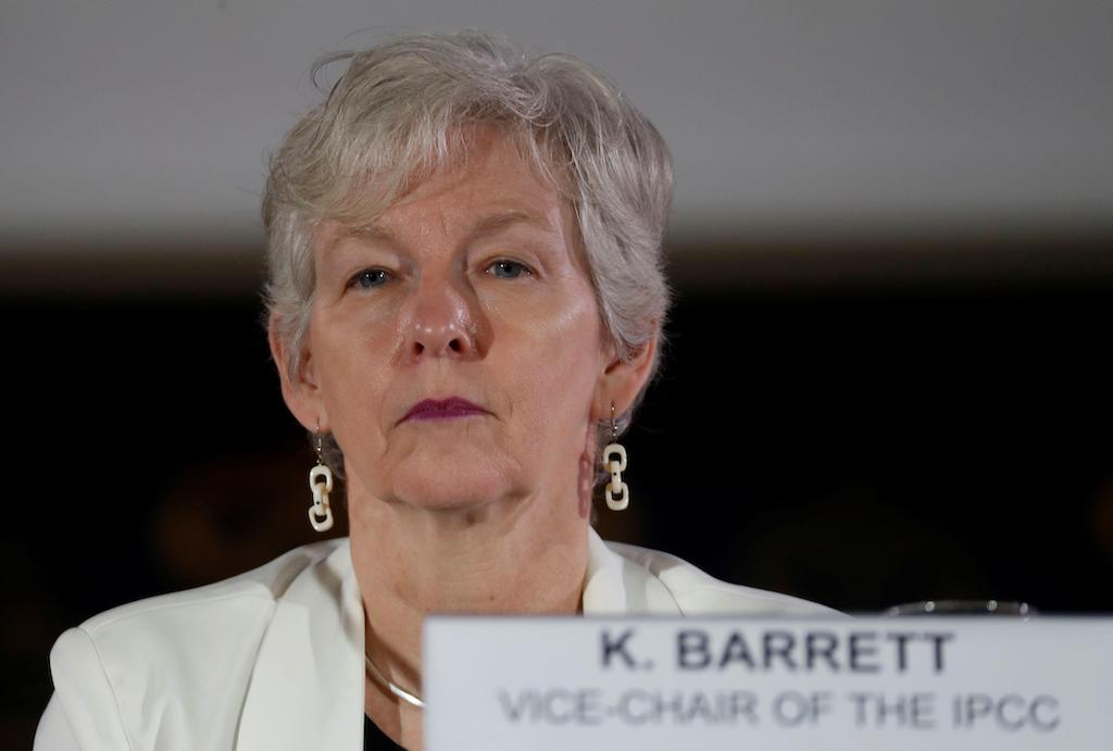 كو باريت ، نائب رئيس الهيئة الحكومية الدولية المعنية بتغير المناخ (IPCC).