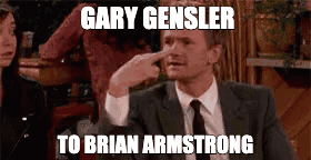 Gary Gensler puede venir después de Coinbase