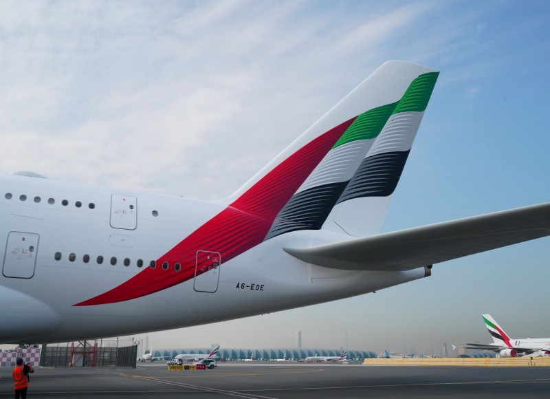 Emirates neue Lackierung